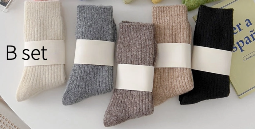 Warm Wool Blend Socks