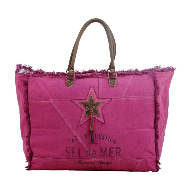 Myra Bag Popping Pink Weekender Bag