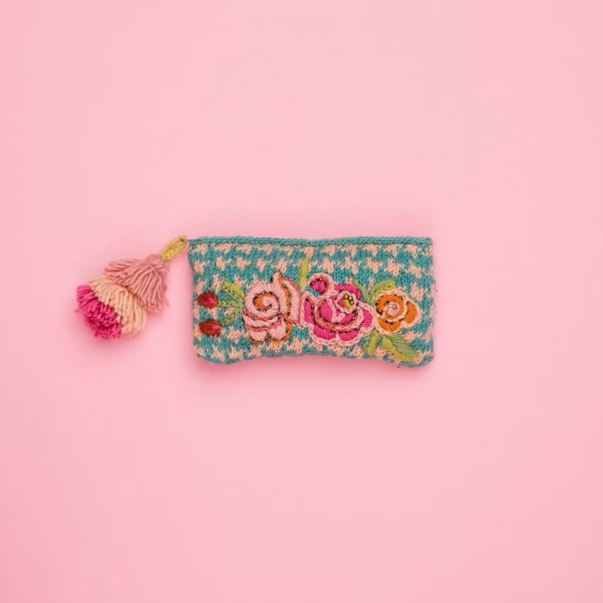 French Knot Fiona Pouch