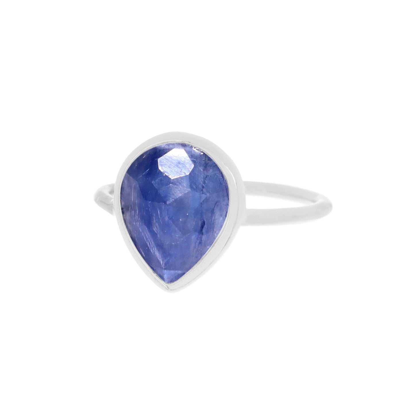 Kyanite Teardrop Ring