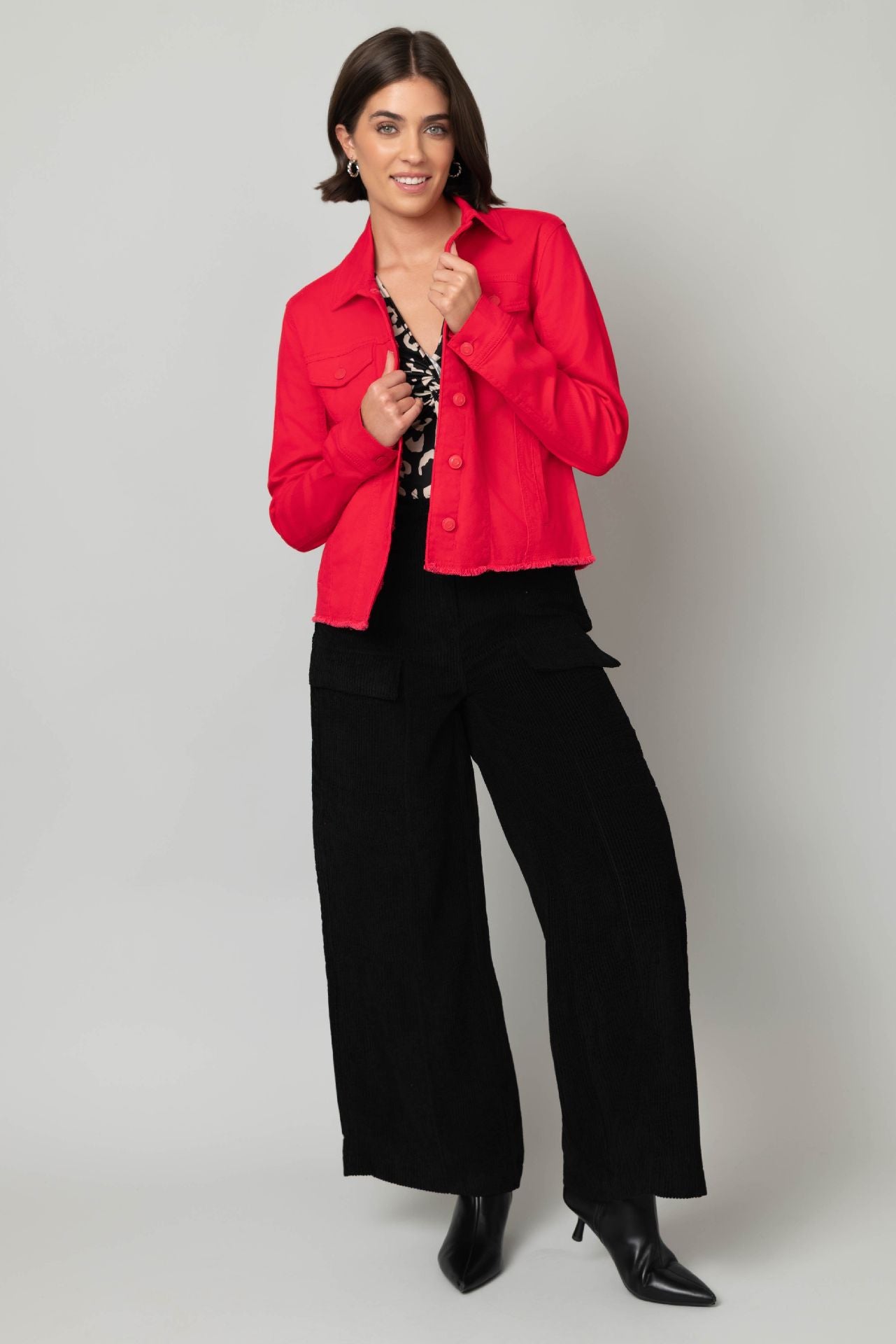 Pine Apparel Corduroy Wide Leg Pants