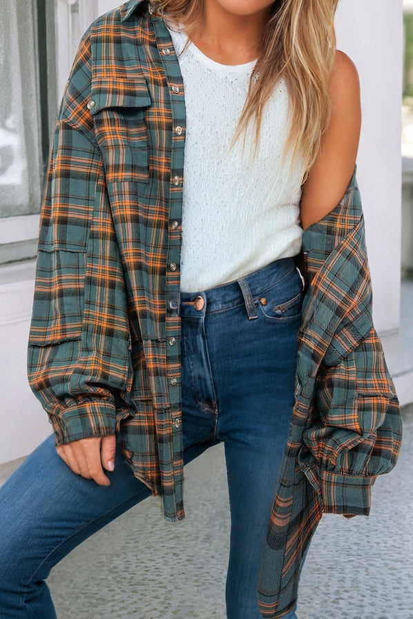 Side Split Fall Flannel