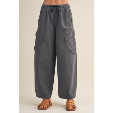 Mustard Seed Twill Voluminous Cargo Pants