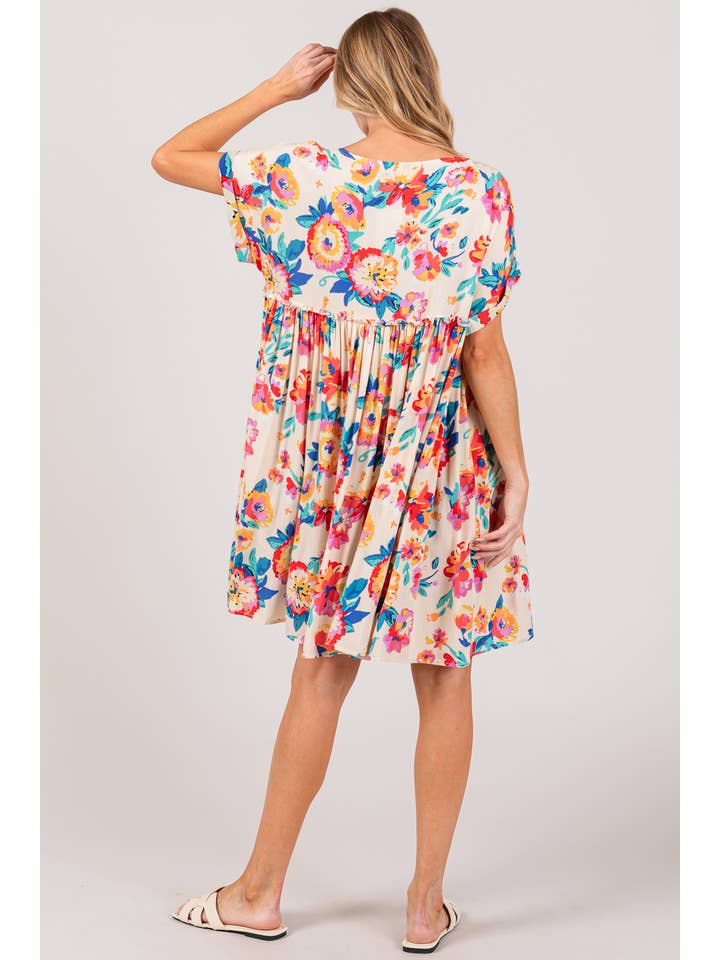 Sage + Fig Multi Floral Dress