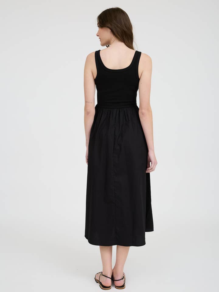 Blu Pepper Tank Midi Dress