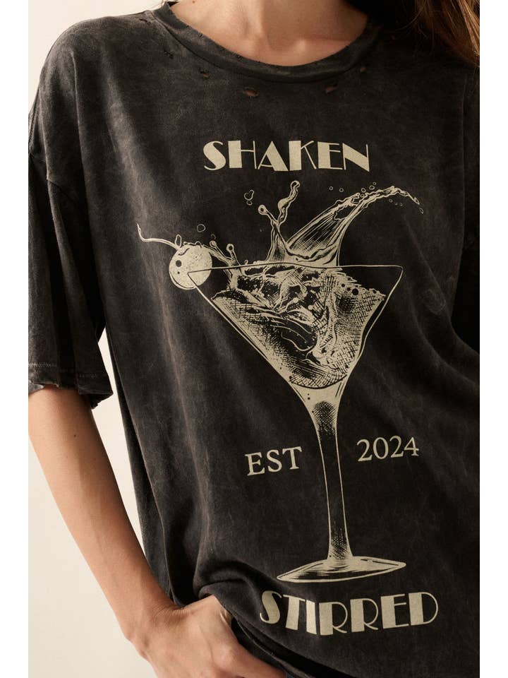 Promesa Shaken Stirred Martini Tee