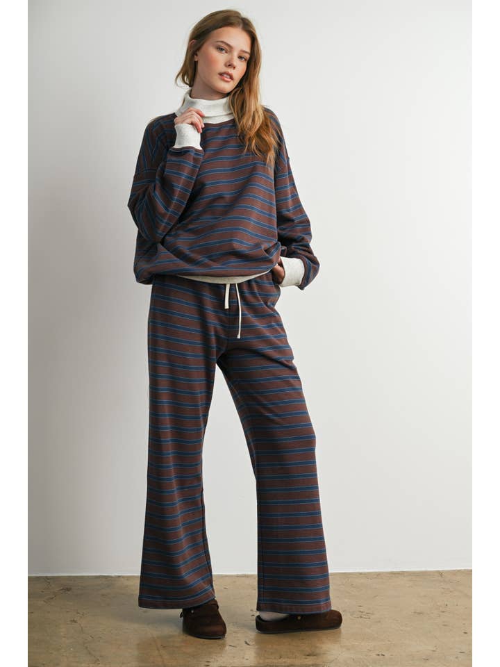 Buttermelon Stripe Knit Set