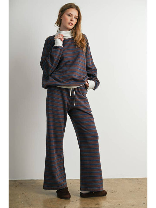 Buttermelon Stripe Knit Set