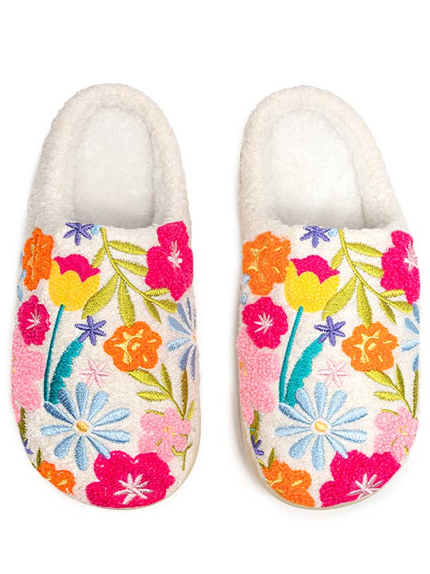 Flowers In Bloom Slippers