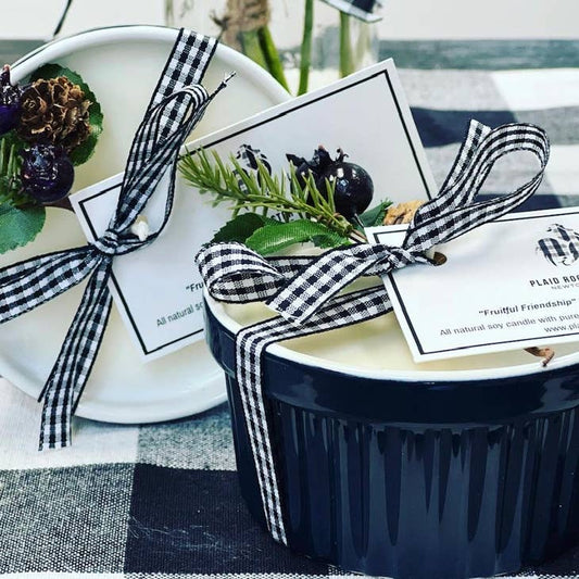 Juicy Plum Scented Soy Candle