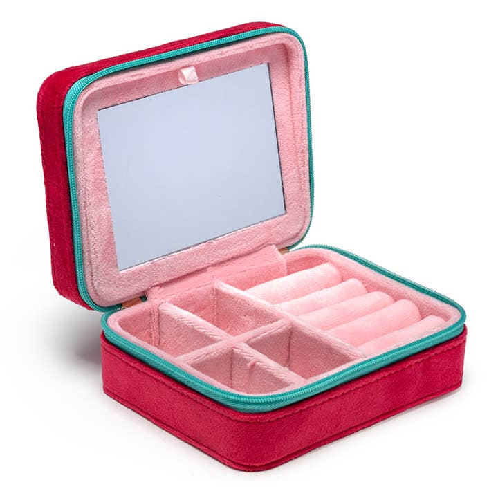 Velvet Strawberry Jewelry Case