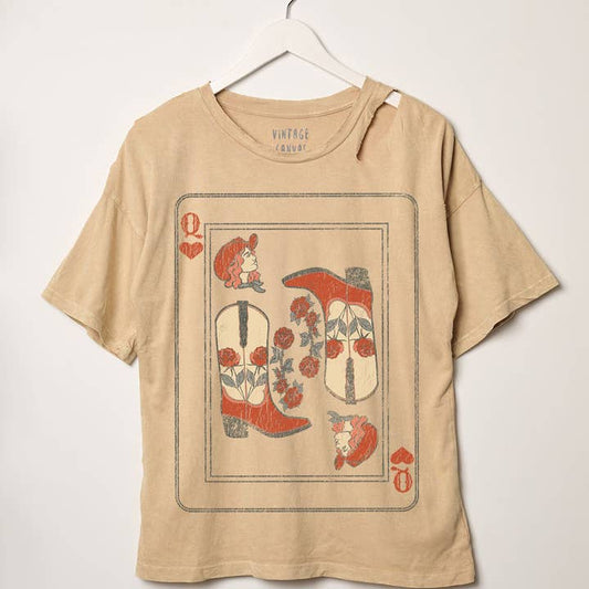 Promesa Queen Playing Card Tee