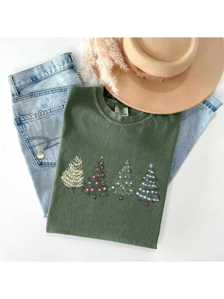 Merry Christmas Trees Tee