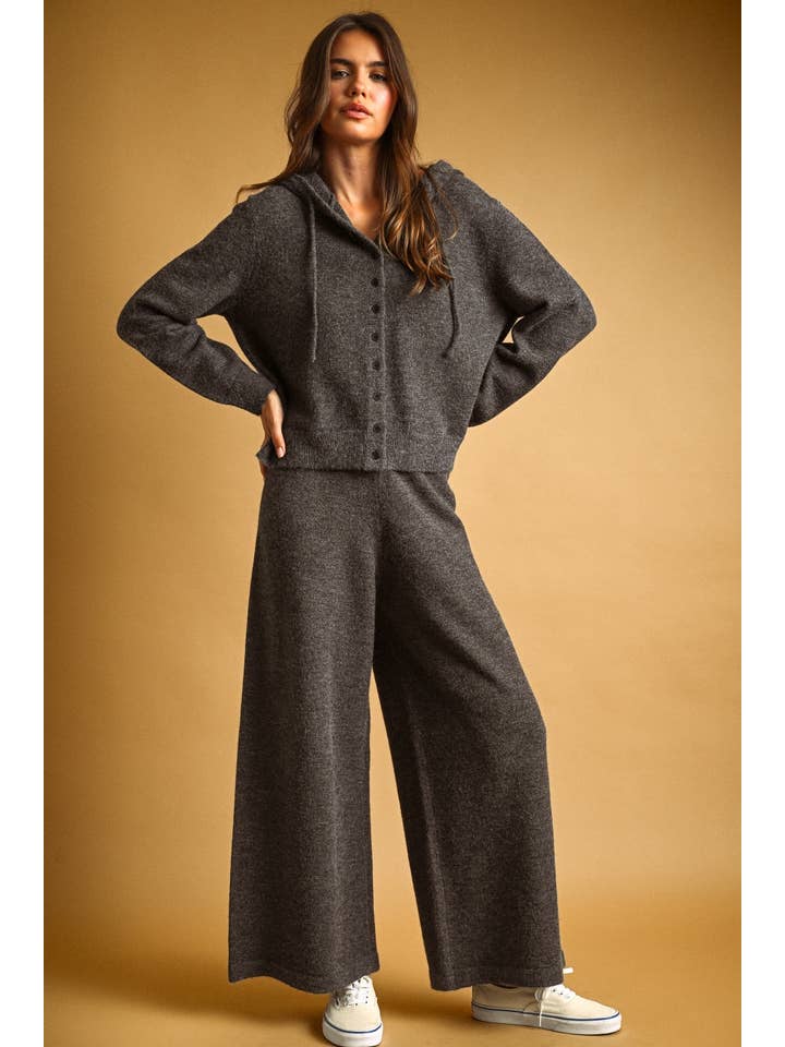 Miou Muse Hooded Knit Set