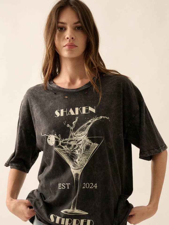 Promesa Shaken Stirred Martini Tee