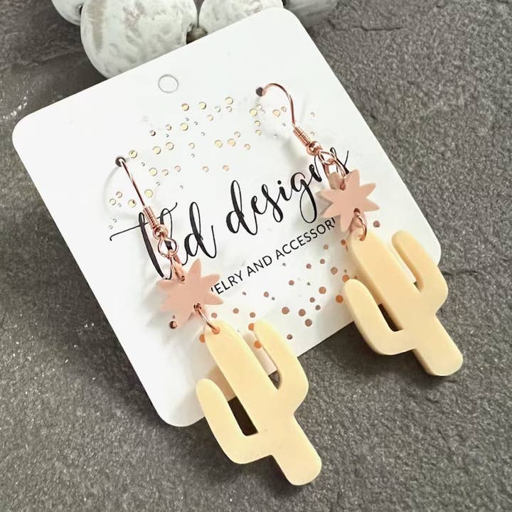 TLD Designs Cactus Baby Earrings