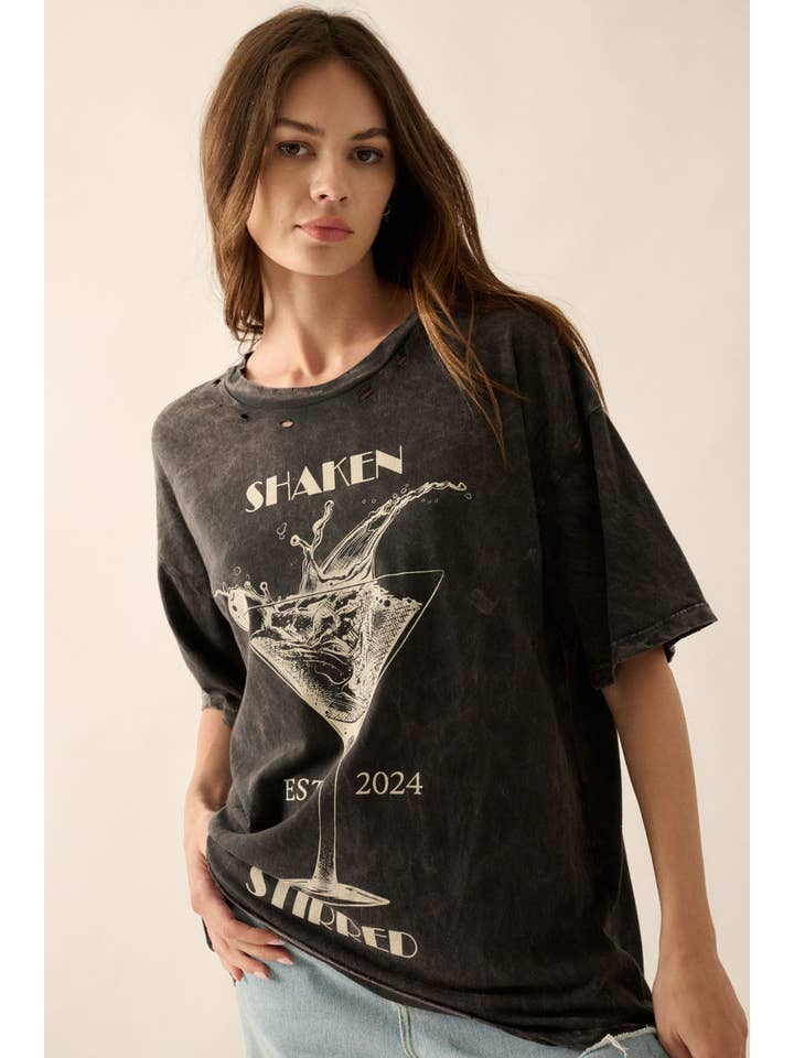 Promesa Shaken Stirred Martini Tee