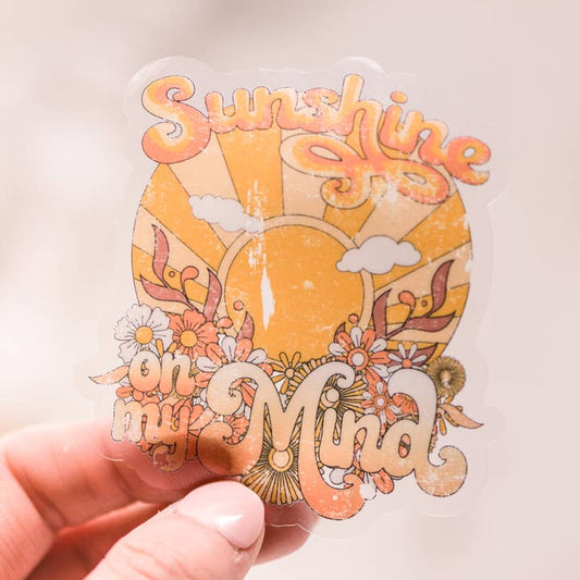 Sunshine On My Mind Vinyl Sticker