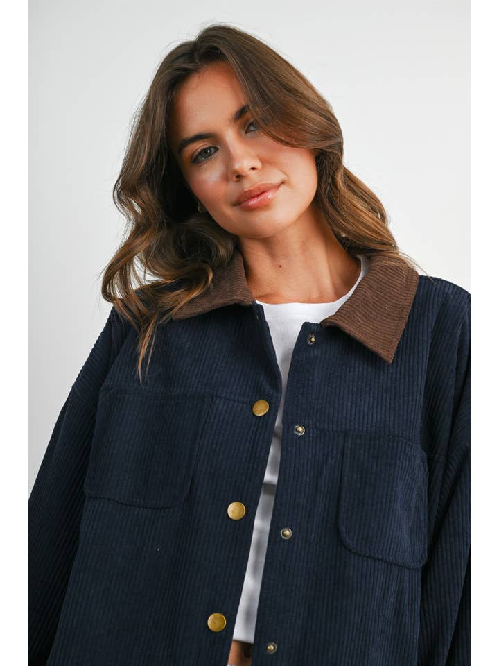 Buttermelon Corduroy Utility Jacket
