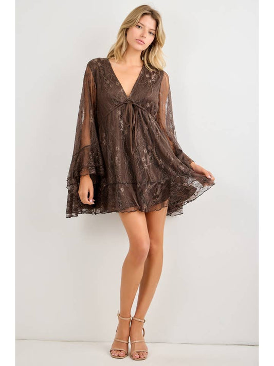 Baevely Ruffled Mini Dress