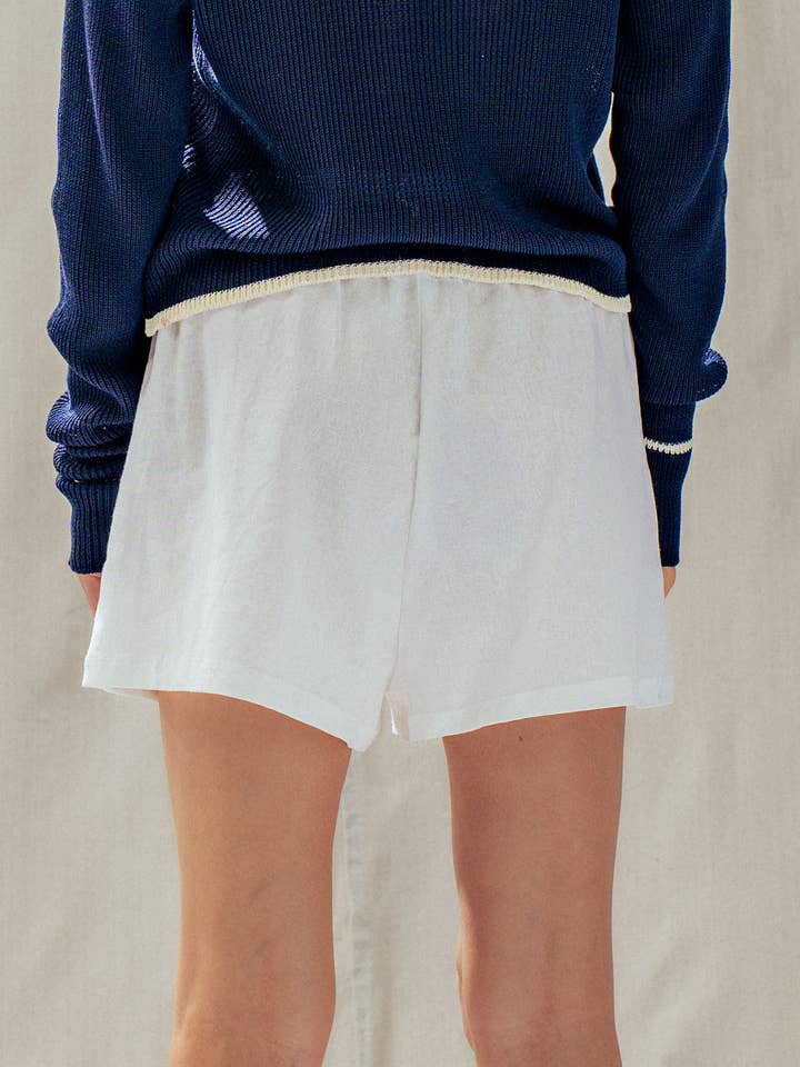 Urban Daizy Linen Drawstring Shorts