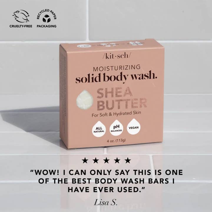 Kitsch Shea Butter Exfoliating Body Wash