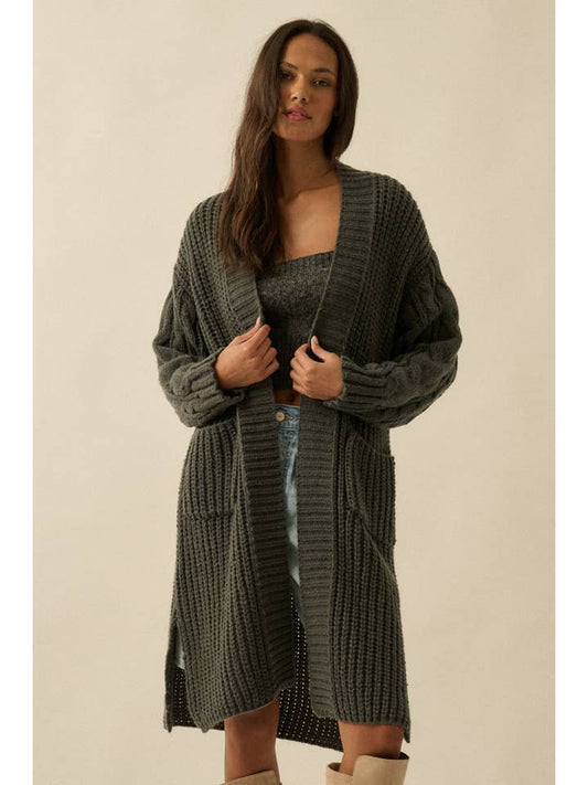 Promesa Knit Open Front Cardigan