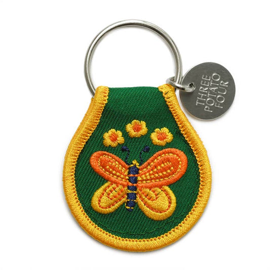 Butterfly Patch Keychain