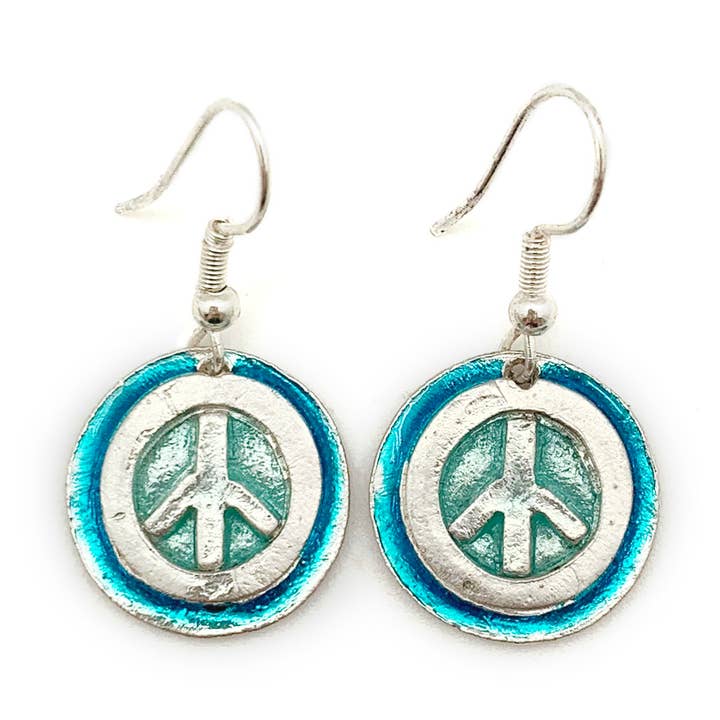 Peace Sign Earrings