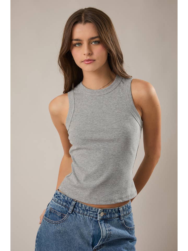 Le Lis Sleeveless Ribbed Top
