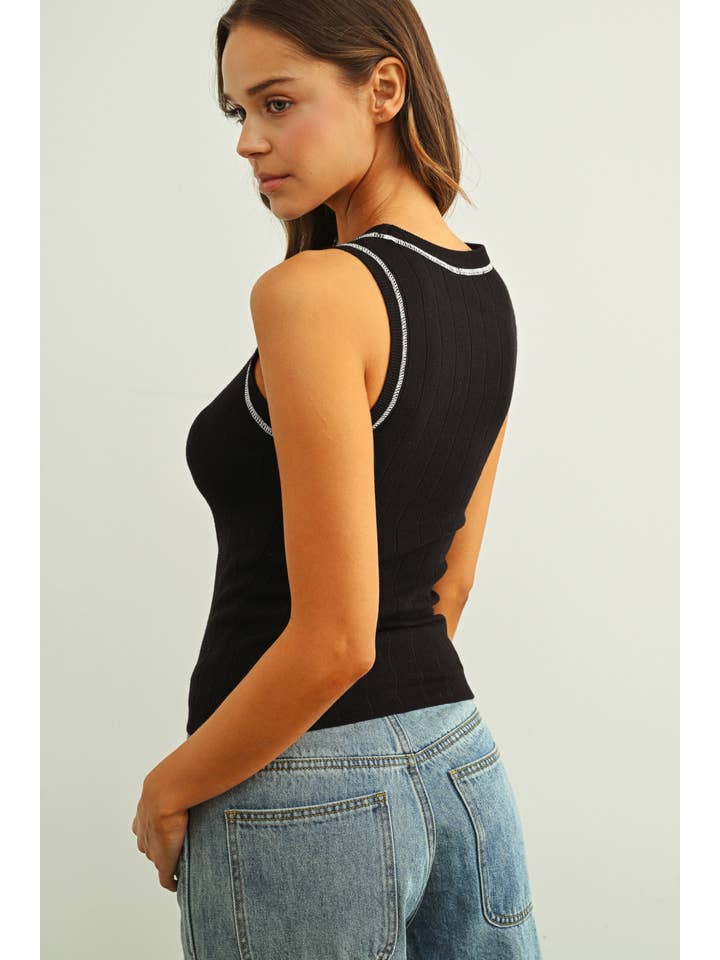 Miou Muse Sleeveless Knit Top