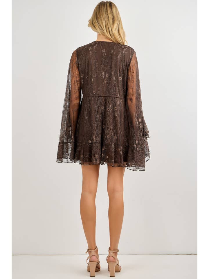 Baevely Ruffled Mini Dress
