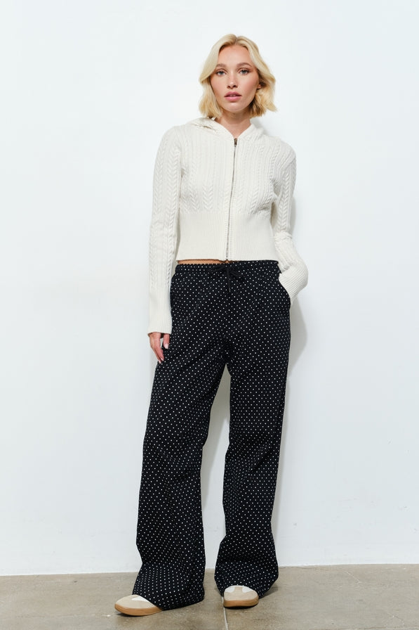 Pretty Garbage River Zip Cardigan