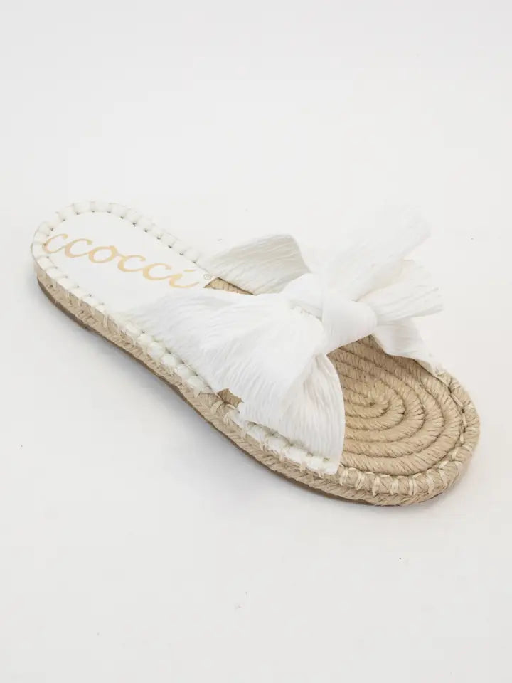 Cameron Bow Flat Espadrille Sandal