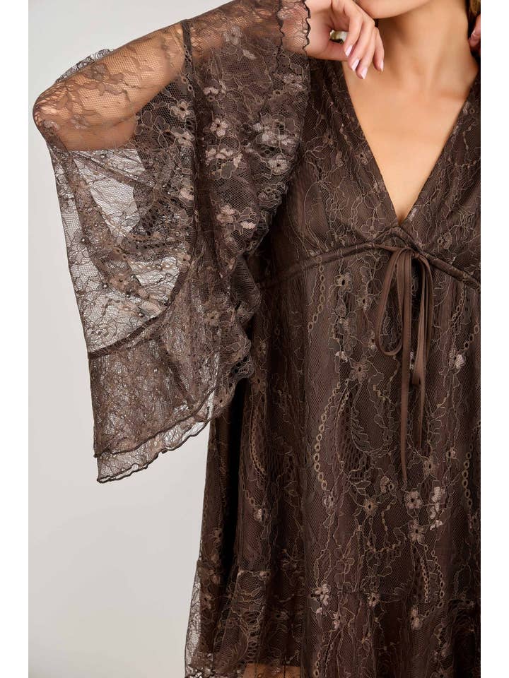 Baevely Ruffled Mini Dress
