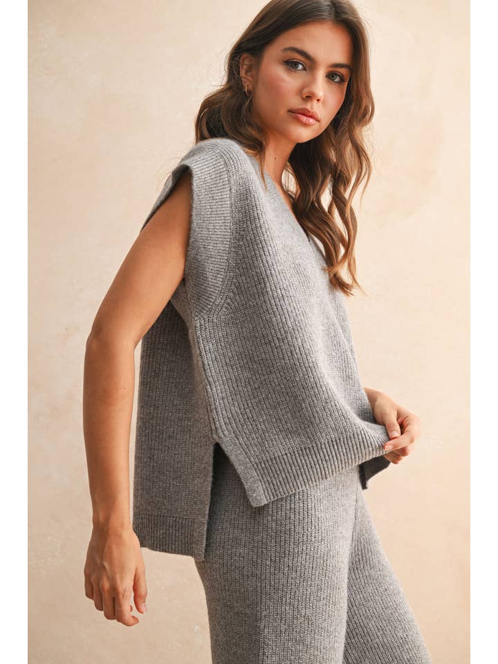 Miou Muse V Neck Sweater Set