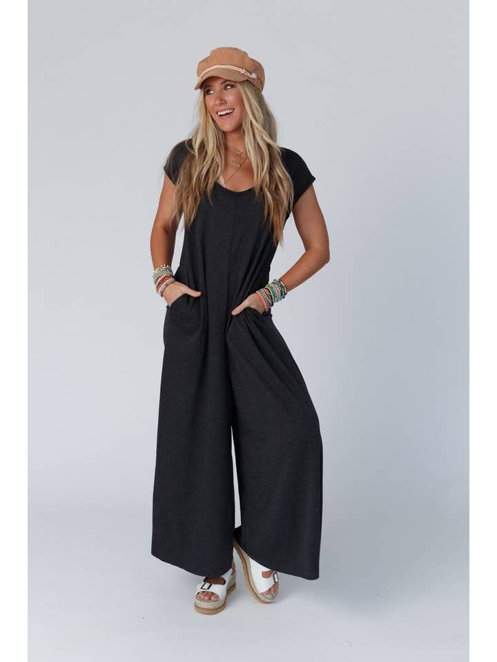 Three Bird Nest Daphne Scoop Neck Jumpsuit
