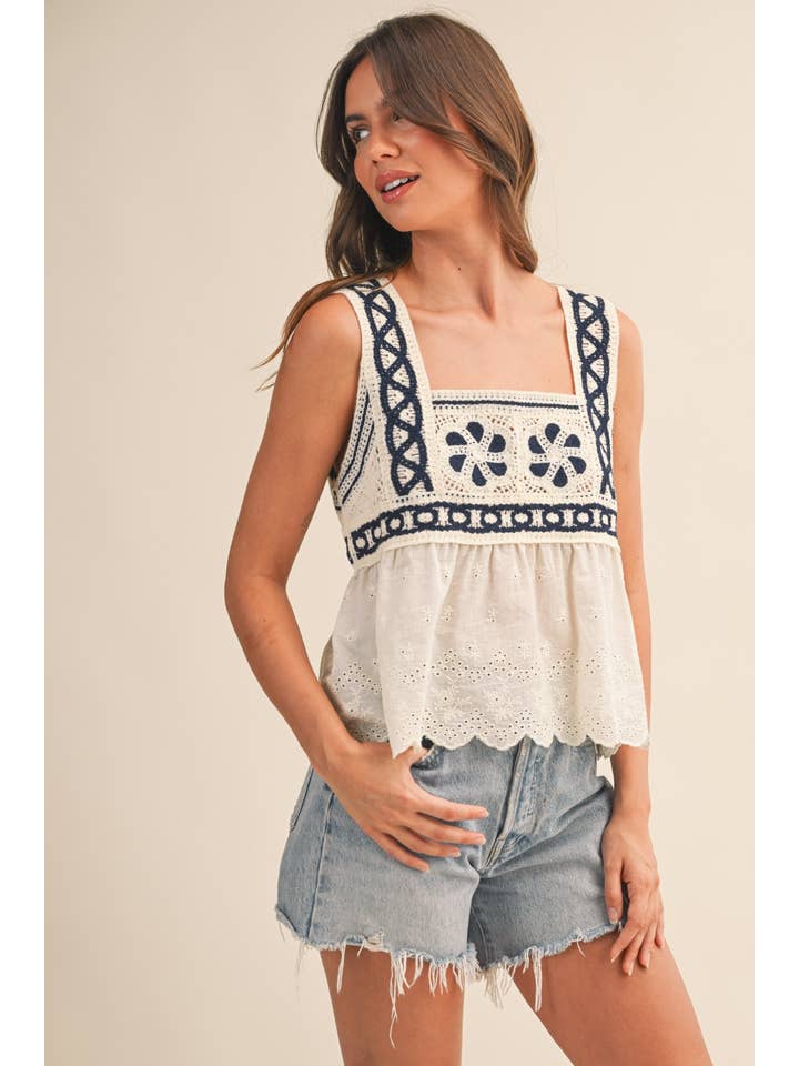 Klesis Crochet Cami