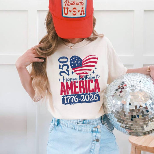 USA 250 Anniversary Tee - Birthday