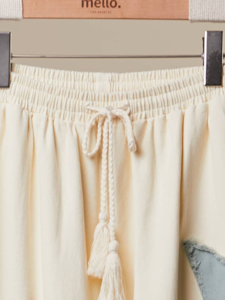 Sun, Moon & Star Patch Pants