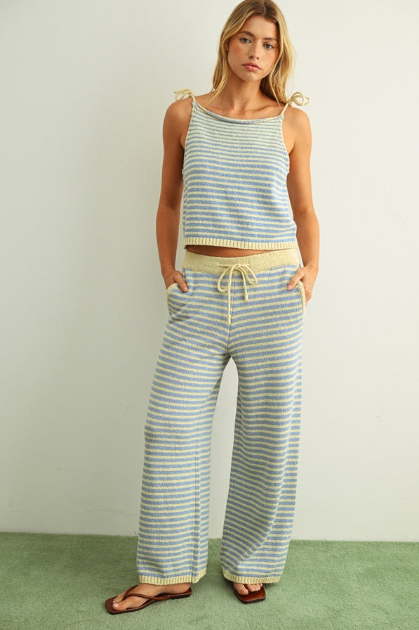 Miou Muse Stripe Knit Set