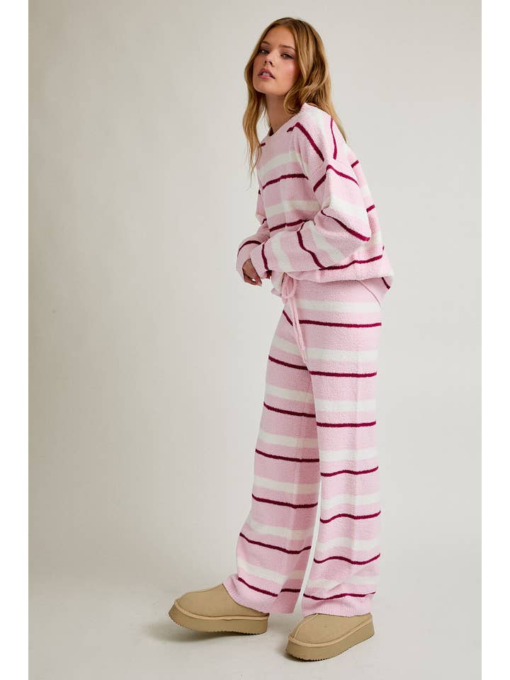 Le Lis Striped Sweater Set