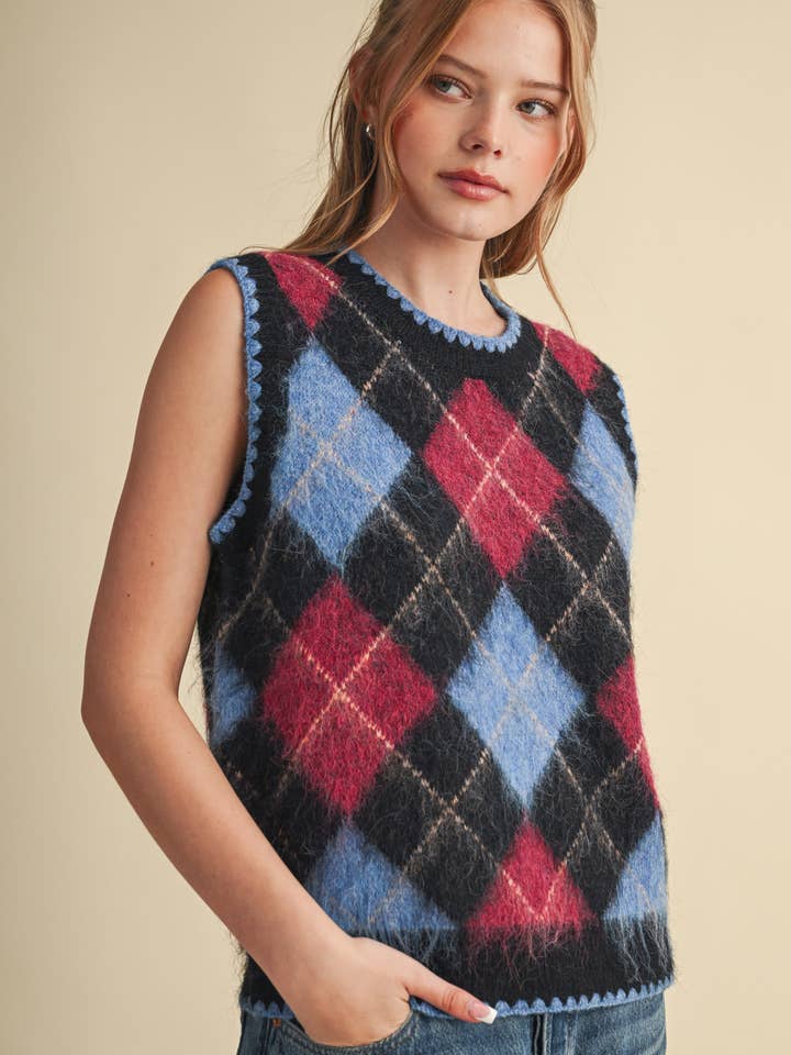 Argyle Sweater Vest