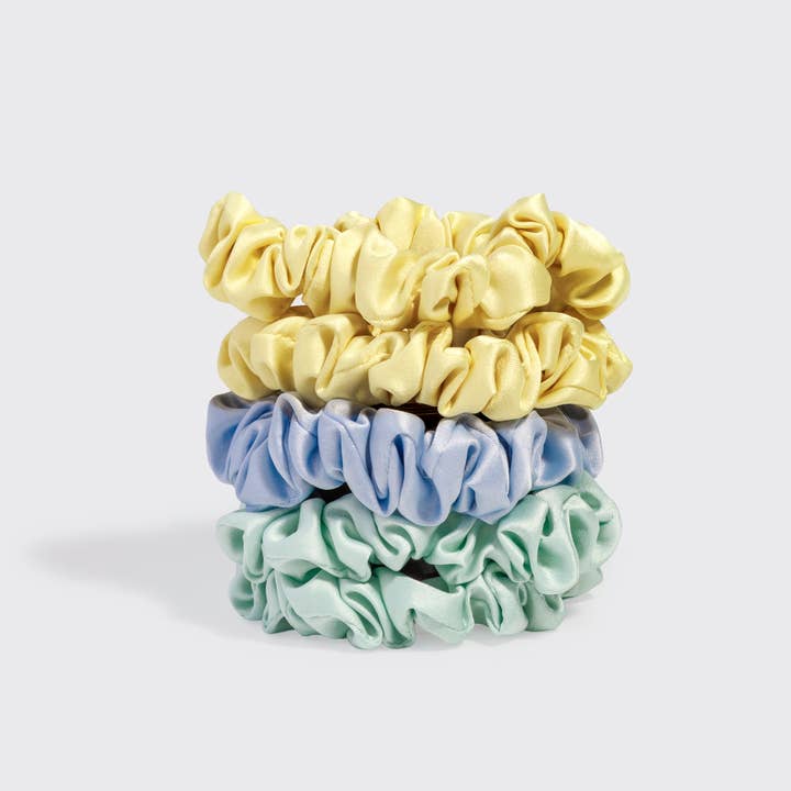 Kitsch Ruched Satin Scrunchies