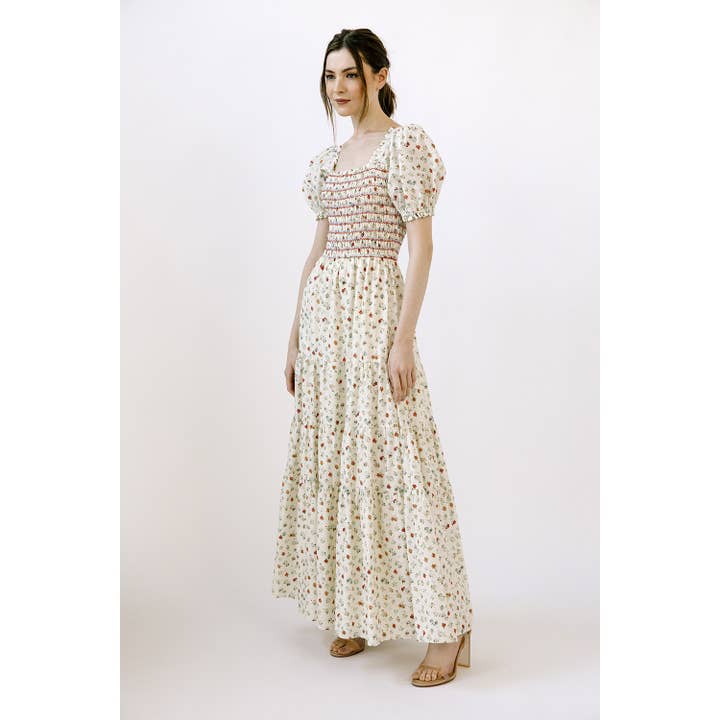 Storia Rose Bouquet Maxi Dress