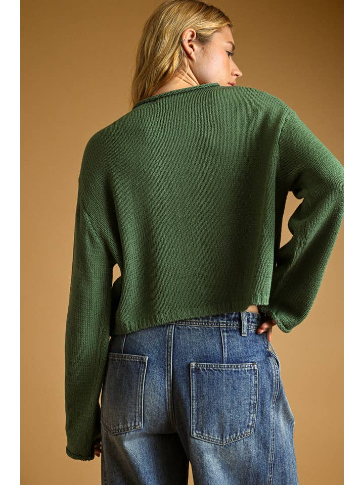Miou Muse Button Knit Cardigan