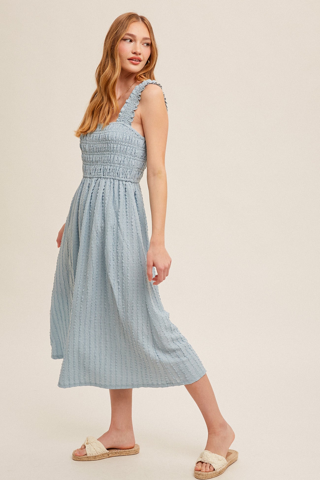 Hem & Thread Seafoam Midi Dress