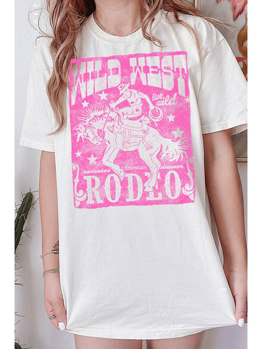 Wild West Rodeo Oversized Tee