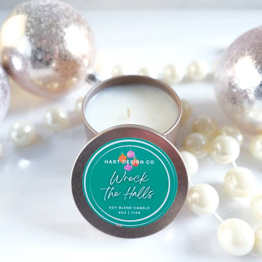 Wreck The Halls 4oz Candle