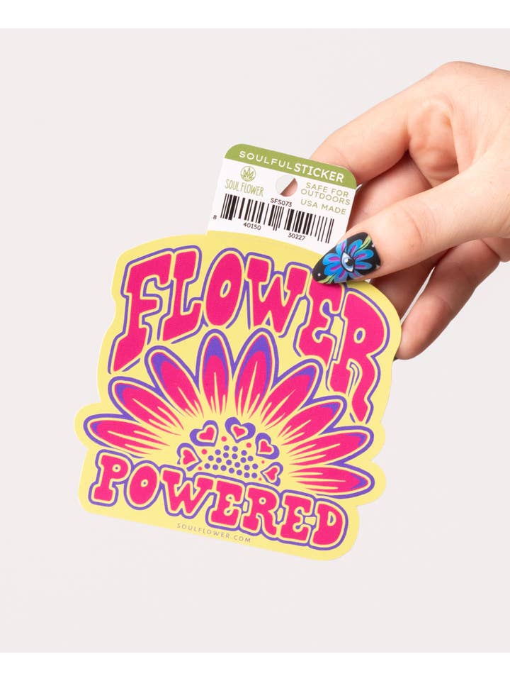 Flower Powered Sticker